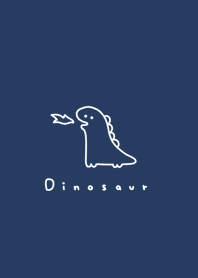 Yuru Dinosaur('24)/navy wh line
