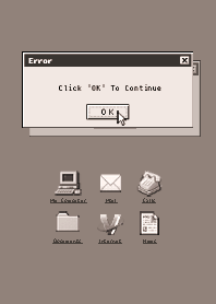 Old Computer (Brown+)  - Brown Beige 01