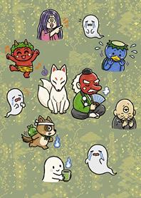 Kawaii Japanese Yokai Friends