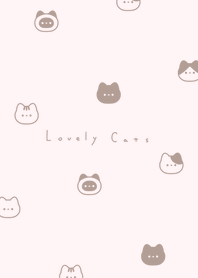 6 cats (pattern)/dull pink skin