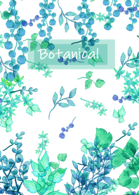 Blue botanical world