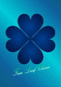 New Four Leaf Clover Blue