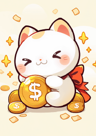 財富自由可愛招財貓 4