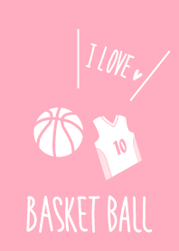 I Love Basketball Pink Theme Line Theme Line Store