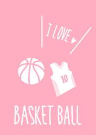 我喜歡籃球粉色主題