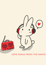 Love songs from the radio