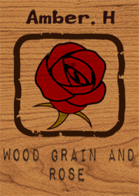 Wood grain and rose 9