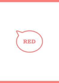 Simple White & Red No.1-4