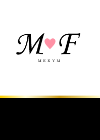 LOVE INITIAL-M&F イニシャル 26
