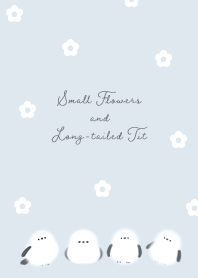 blue Flowers and Long-tailed Tit 05_2