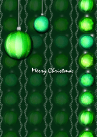 Christmas ornaments -Green-