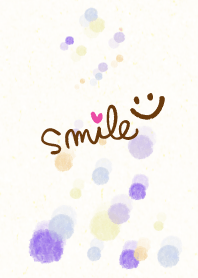 Smile heart smile3-Dot Watercolor-joc