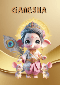 Cute-Ganesha Win Lottery & Rich Theme
