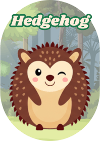 Adorable Hedgehog (Green 03)