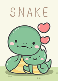 Snake on green!