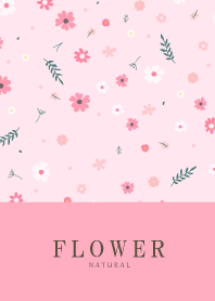 FLOWER MILKY PINK -NATURAL 119