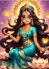 Goddess Lakshmi, beauty, love v.1