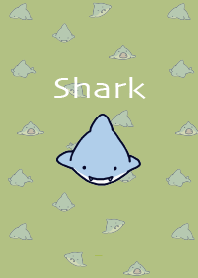 Yellow Green : Mini Simple shark