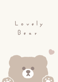 可愛的熊 / green beige