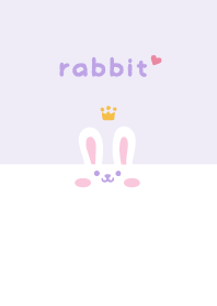 兔子. 王冠 [紫色]