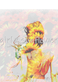 girl x sunflower