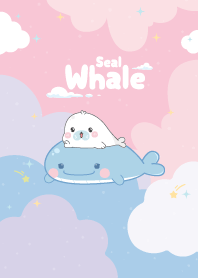 Whale Seal Dream Cloud Cutie