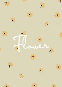petite flower y - goldenrod