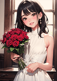 หญิงสาวน่ารัก สาวดอกไม้3