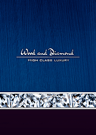 Wood and Diamond HCL * Blue