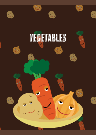 Carrots Onions Potatoes brownJ