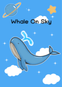 Whale on sky