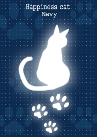 Happiness cat navy