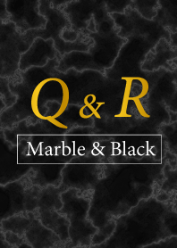 Q&R-Marble&Black-Initial