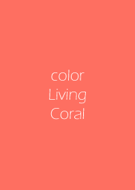 Simple color : living coral