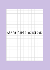 BLACK LINE GRAPH PAPER/DUSTY PURPLE