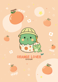 Dino Orange Lover Cute