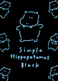 シンプル　カバ　ブラック