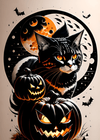 halloween cat Da5e62