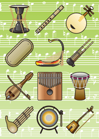 Ethnic Instruments of the World Theme