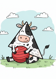 세모 소가 놀랐소!