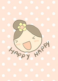 Happy PoMoTo Girl Pink theme