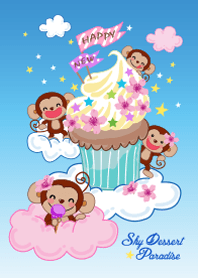 Smiling Monkey~Sky Dessert Paradise-2