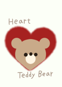 hearts and teddy bear