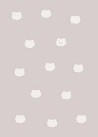 ゆるいシンプル量産くま/くすみベージュ