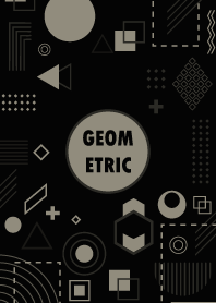 Complex Geometric Granite Black