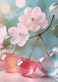 pinkpurple Sakura and cherry 03_2