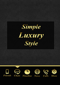 Simple luxury theme 6 Gold color