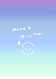 Blue gradation. Have a nice day.