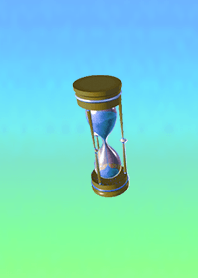 永遠の砂時計ブルー
