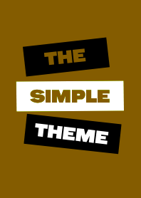 THE SIMPLE THEME >3